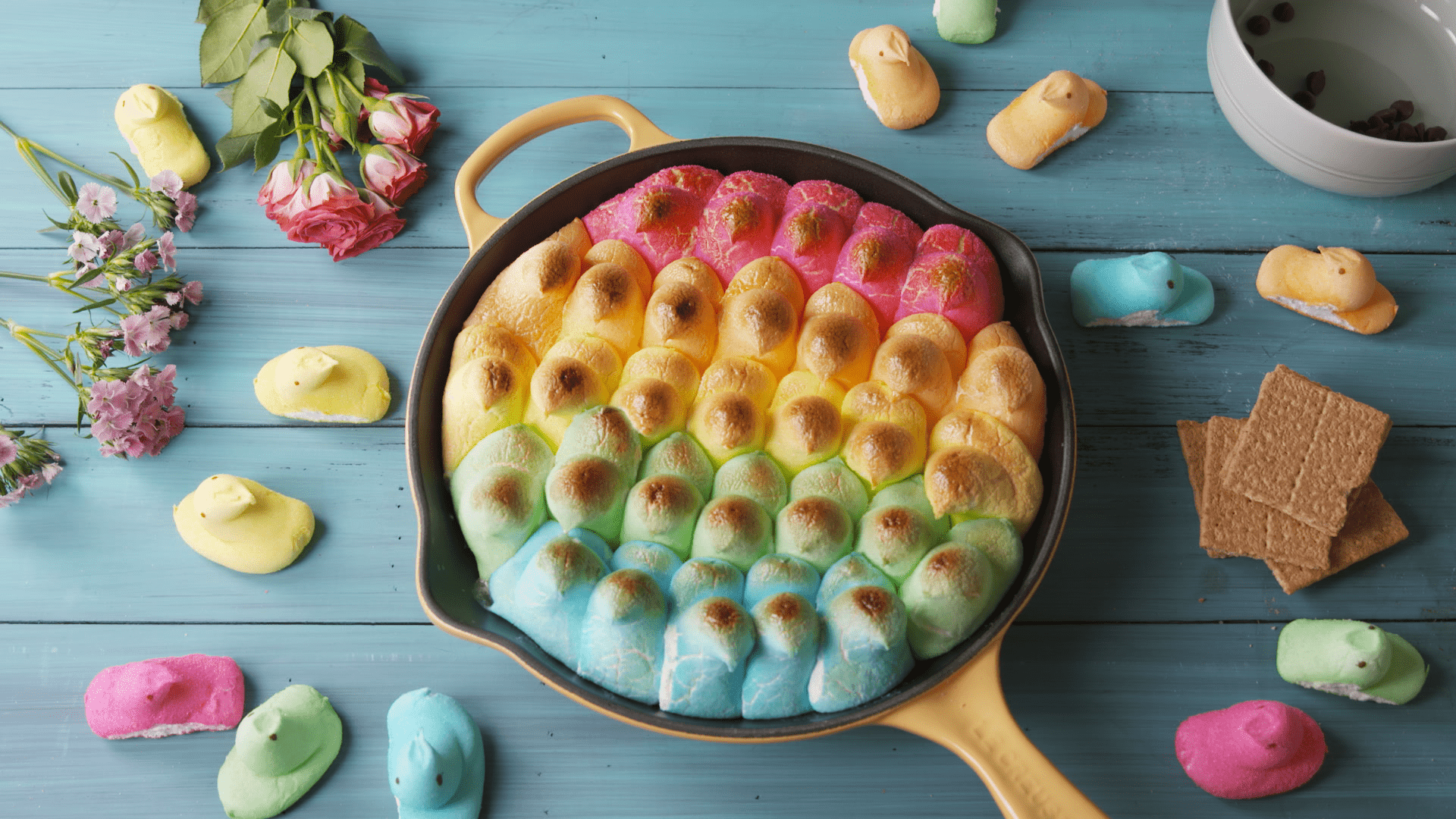1920x1080 Peeps Skillet S'mores Recipe