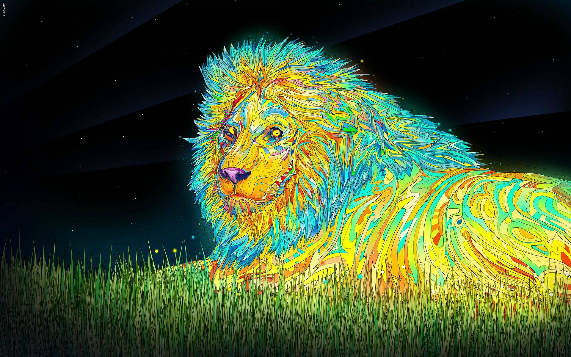 1920x1200 Dope Lion Wallpaper