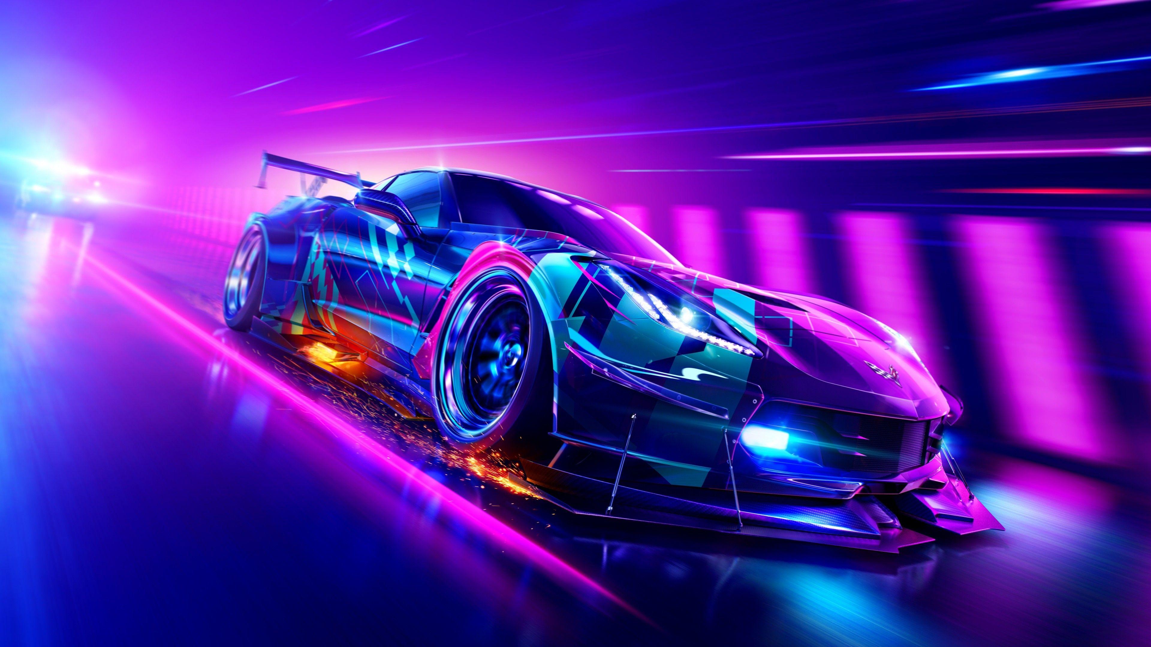 Awesome Neon Car Wallpaper