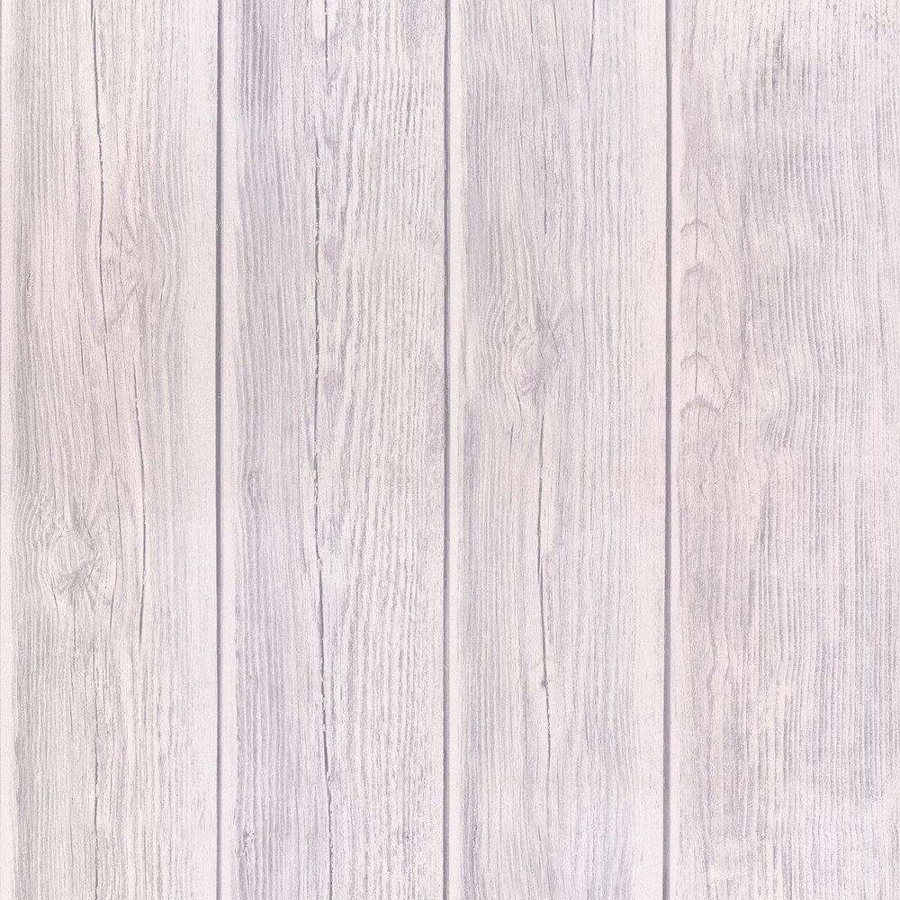 1000x1000 Muriva Lipsy Metallic Wood White Wallpaper