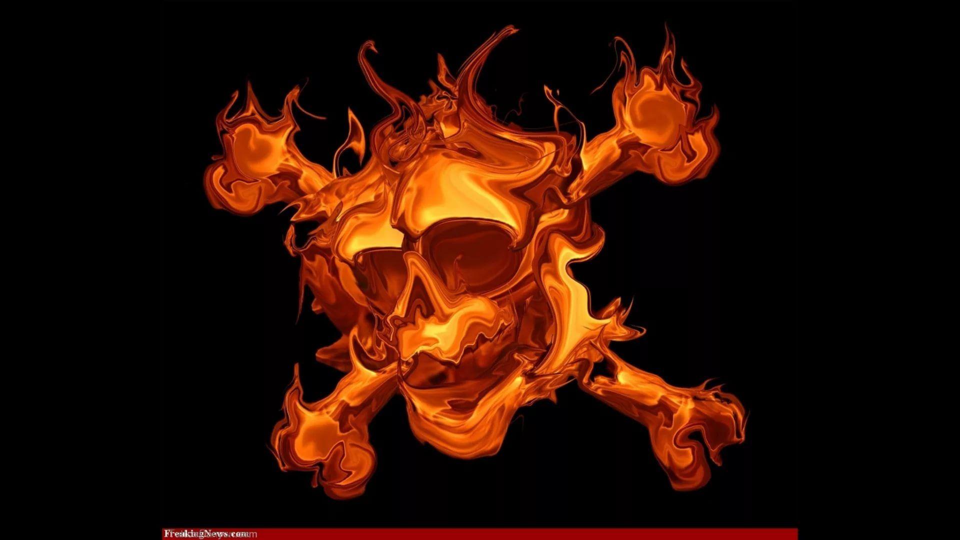 Red Flame Skull Wallpapers Top Free Red Flame Skull Backgrounds