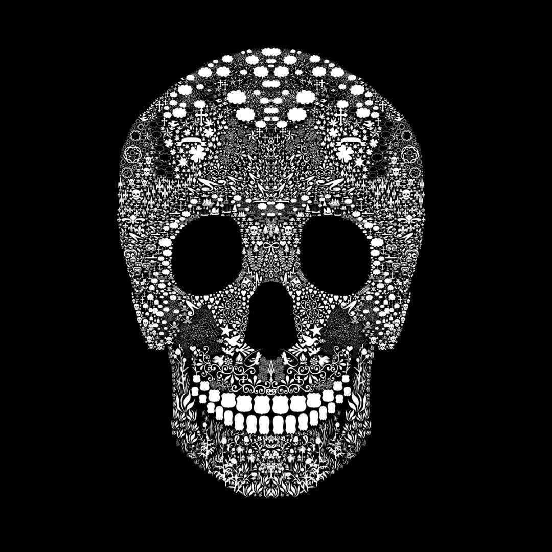 1080x1080 skull. Skull wallpaper, Skull artwork, Sugar skull wallpaper