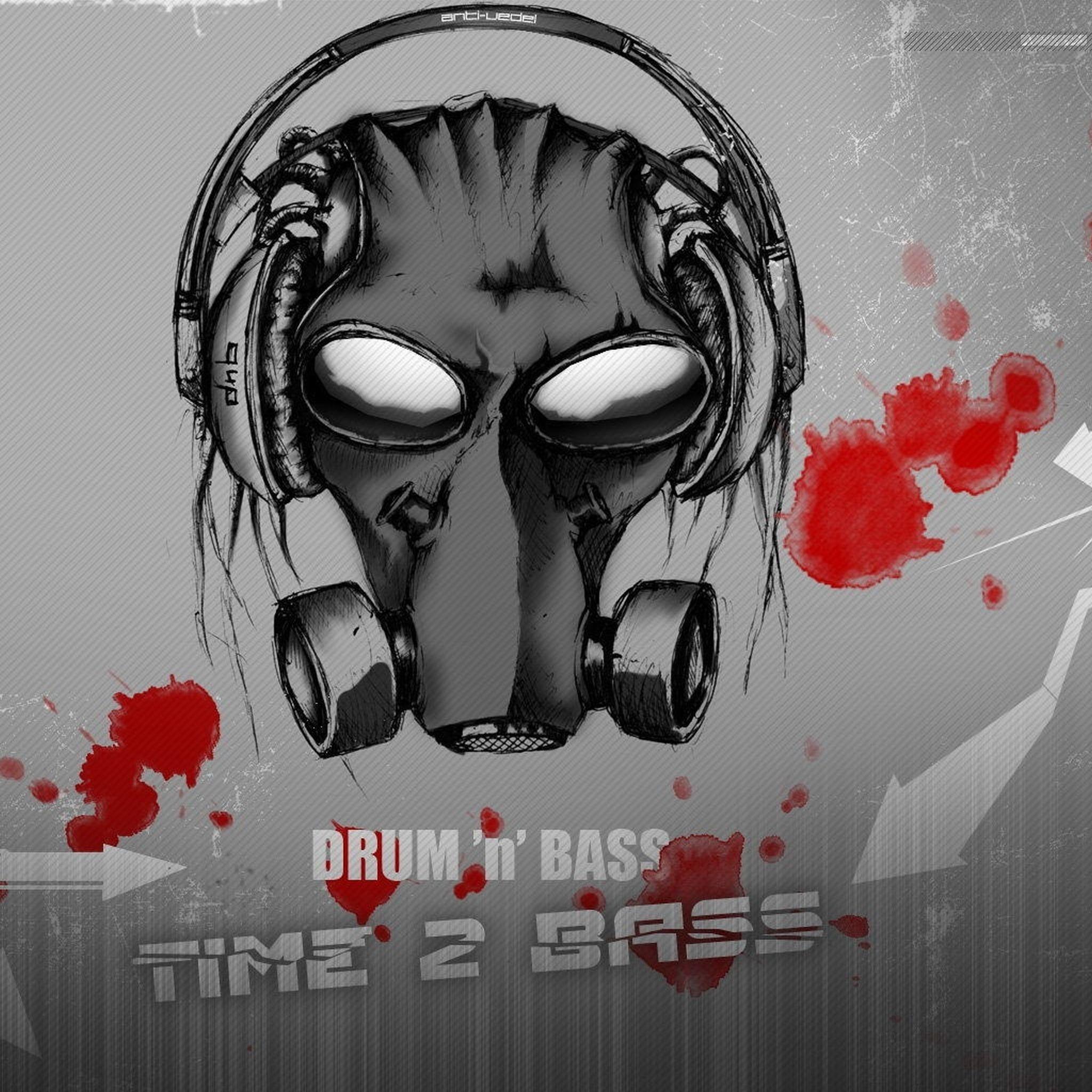 2048x2048 Dnb Drum And Bass Music iPad Air Wallpaper Free Download