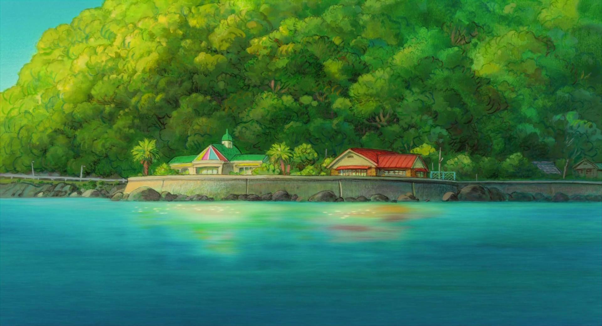 1920x1040 Miyazaki. Scenery wallpaper, Anime scenery, Landscape wallpaper