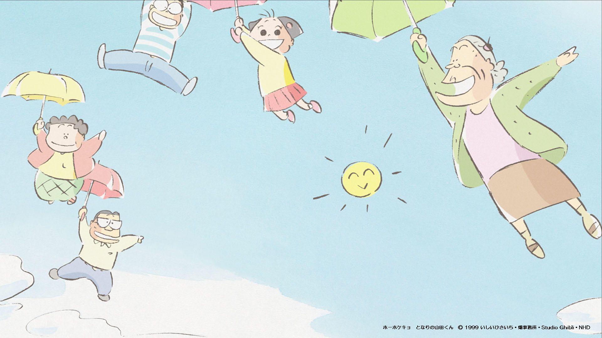 1920x1080 Download free Studio Ghibli wallpaper for your video chats and meetings