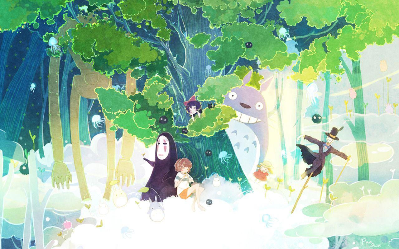 Studio Ghibli Desktop Wallpapers Top Free Studio Ghibli Desktop Backgrounds Wallpaperaccess