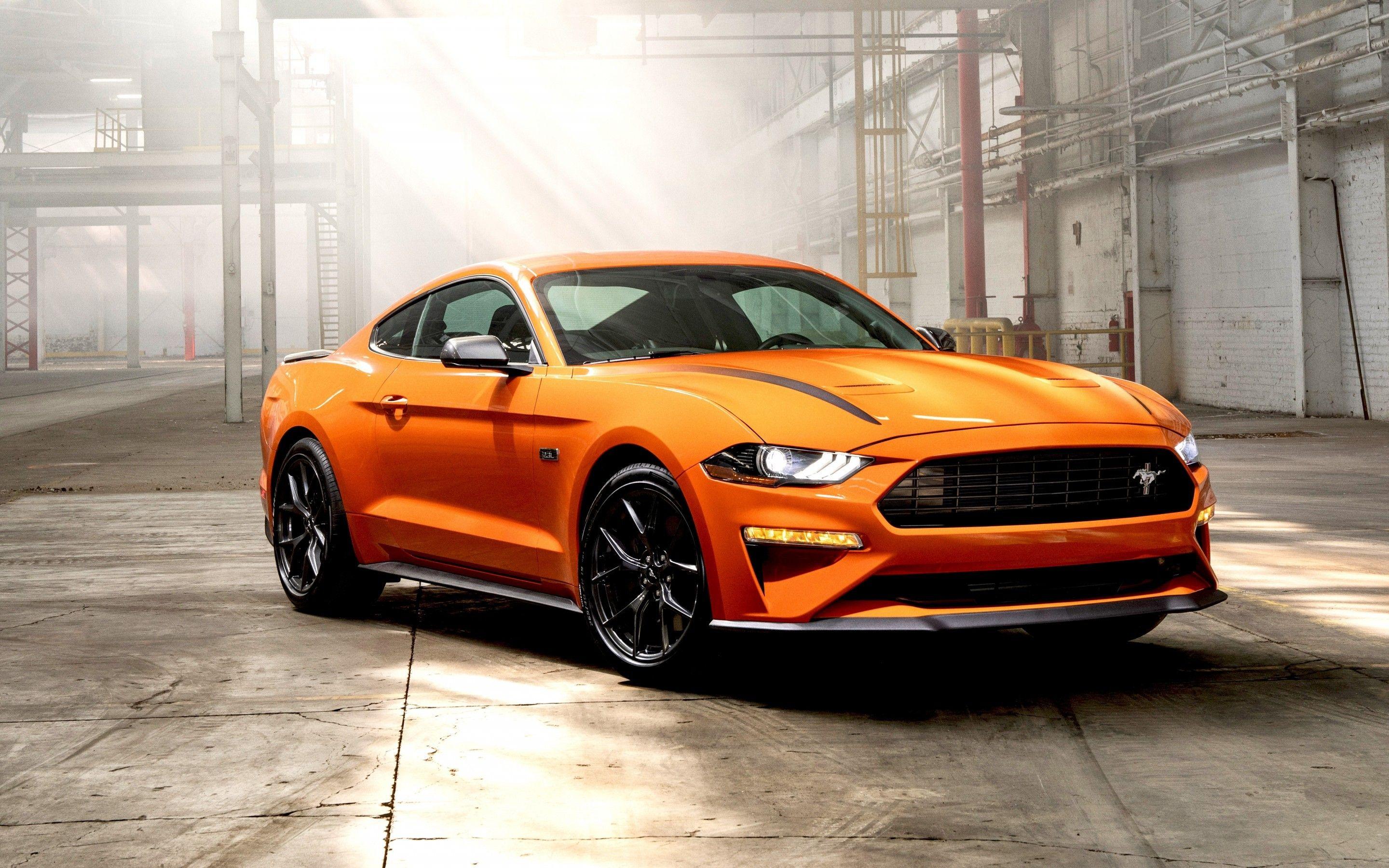 12+ 2015 Ford Mustang 50 Orange And Black Wallpaper free download