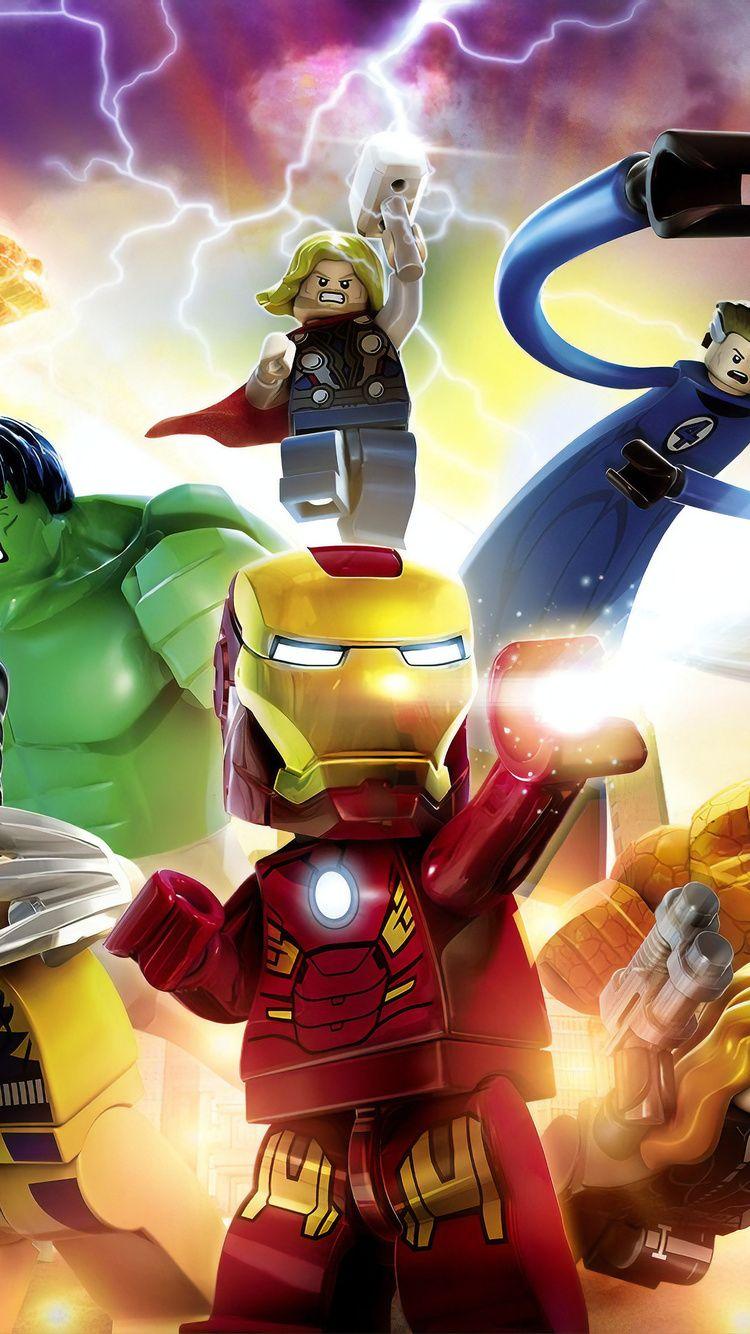 750x1334 LEGO Marvel Super Heroes 4k iPhone iPhone 6S, iPhone 7 HD 4k Wallpaper, Image, Background, Photo and Picture