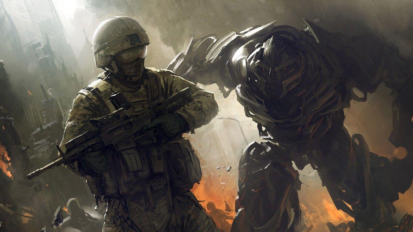 1366x768 Transformers, Transformers 3 of the Moon, Transformers 2 of the Fallen wallpaper