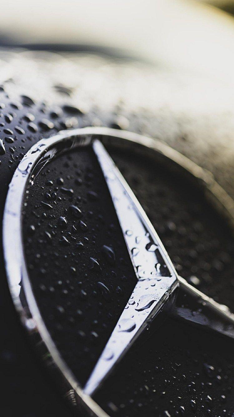 750x1334 Wet Mercy Logo for iPhone 7 Wallpaper Wallpaper. Wallpaper Download. High Resolution Wallpaper. Car iphone wallpaper, Mercedes wallpaper, Mercedes benz wallpaper