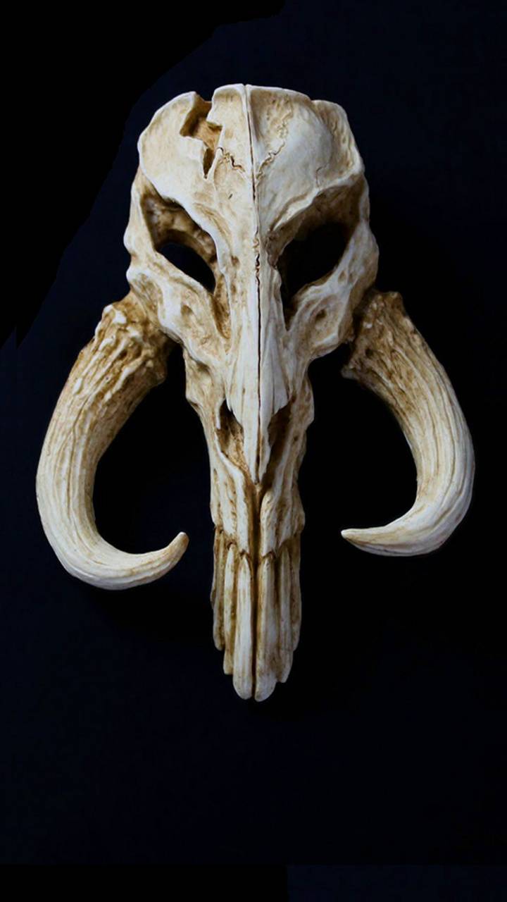 720x1280 Mandalorian Skull wallpaper
