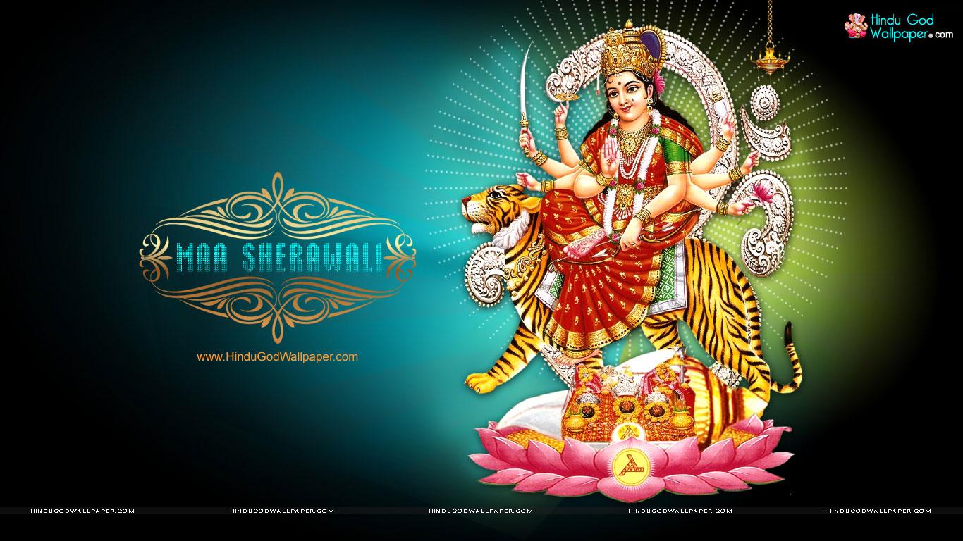 1366x768 SHERAWALI MATA WALLPAPER DOWNLOAD HD