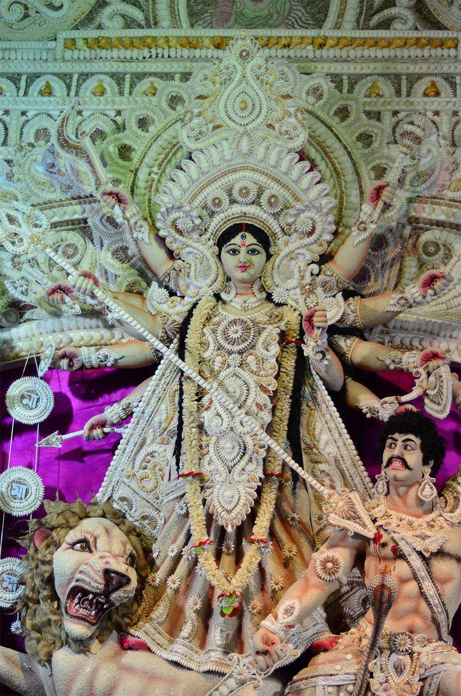 900x1359 Buy 3D Maa Durga Also available in 3D Wallpaper in all sizes for Living room, Bed Rooms, TV Background Wall Paper Print Decal Deco Indoor Wall Mural / Wallpaper to decorate your