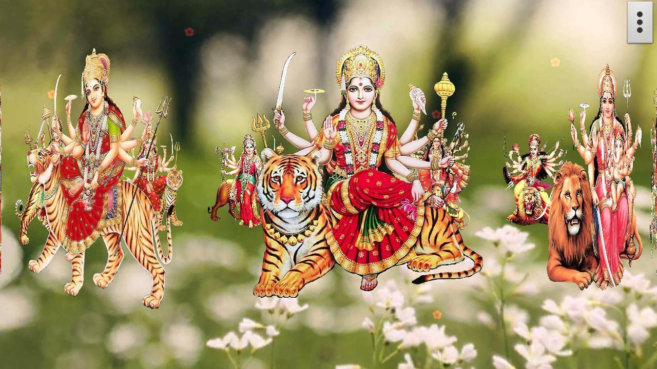 1280x720 4D Maa Durga Live Wallpaper for Android