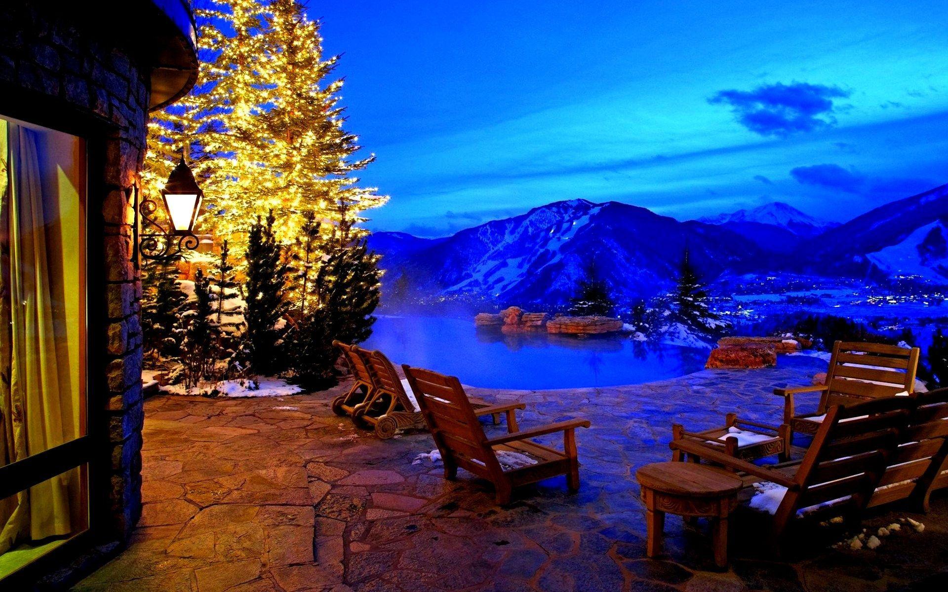 1920x1200 Winter Holiday Wallpaper