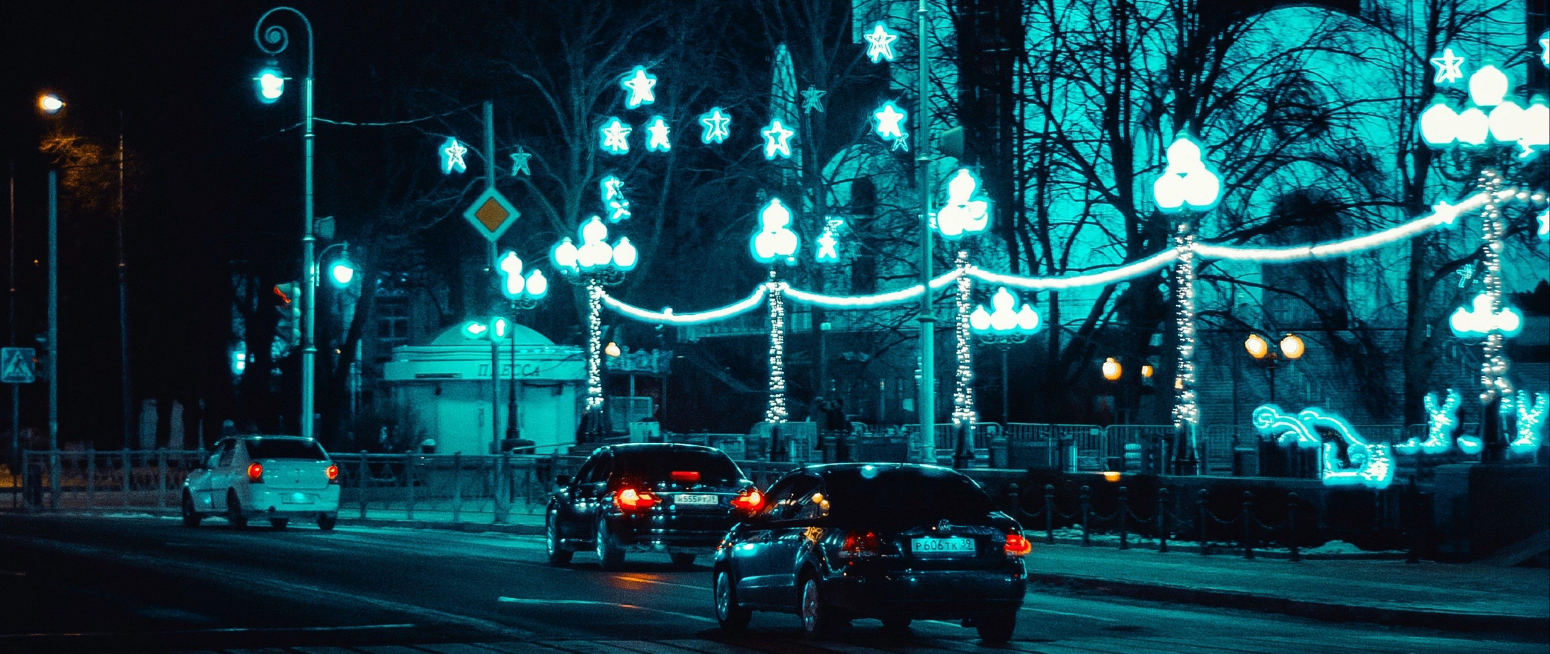 5120x2160 Cars at night HD Wallpaper 4K Ultra HD Wide TV Wallpaper .net
