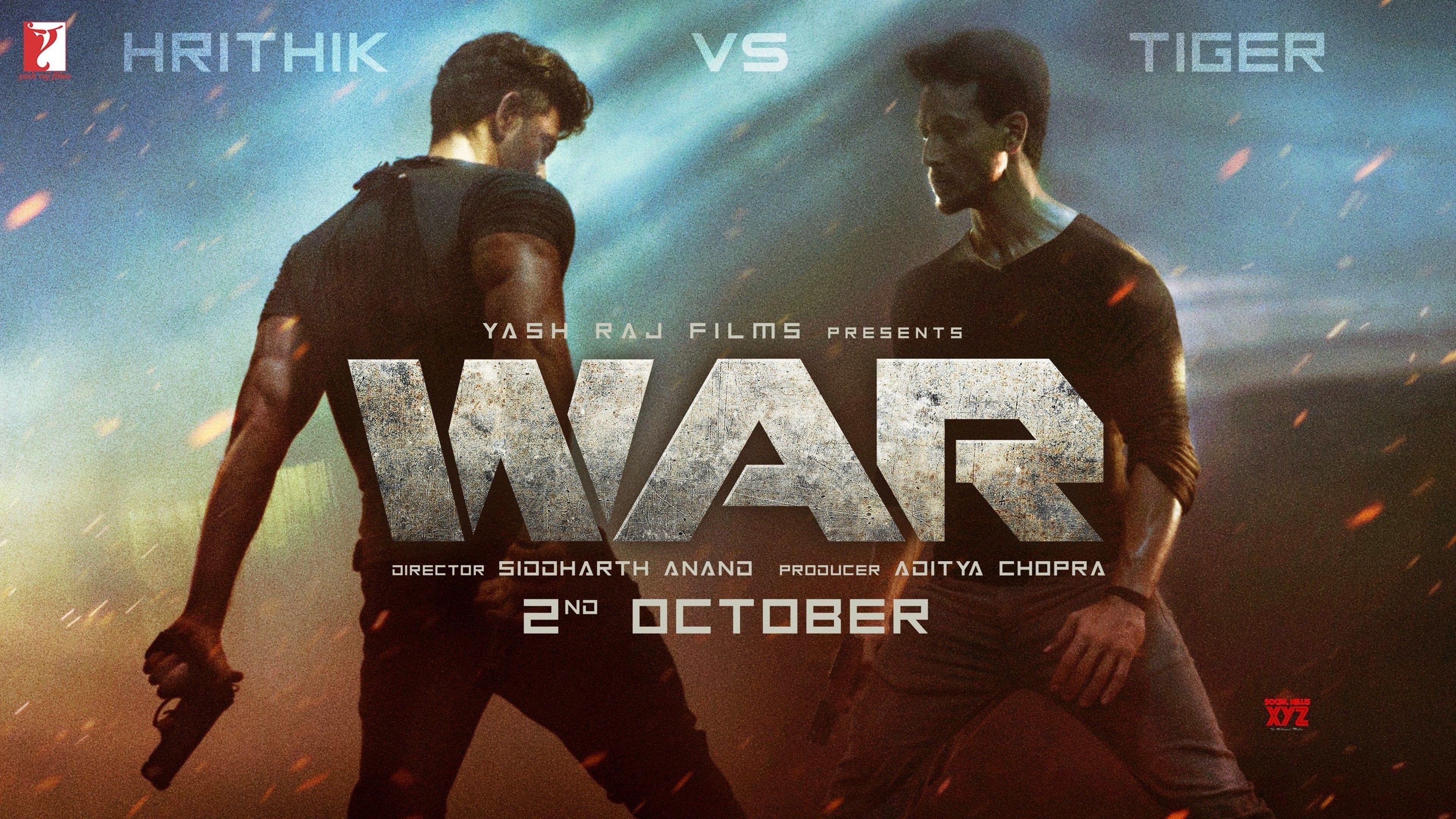 3840x2160 Hrithik Roshan and Tiger Shroff War 2019 Movie 4K Wallpaper 44517