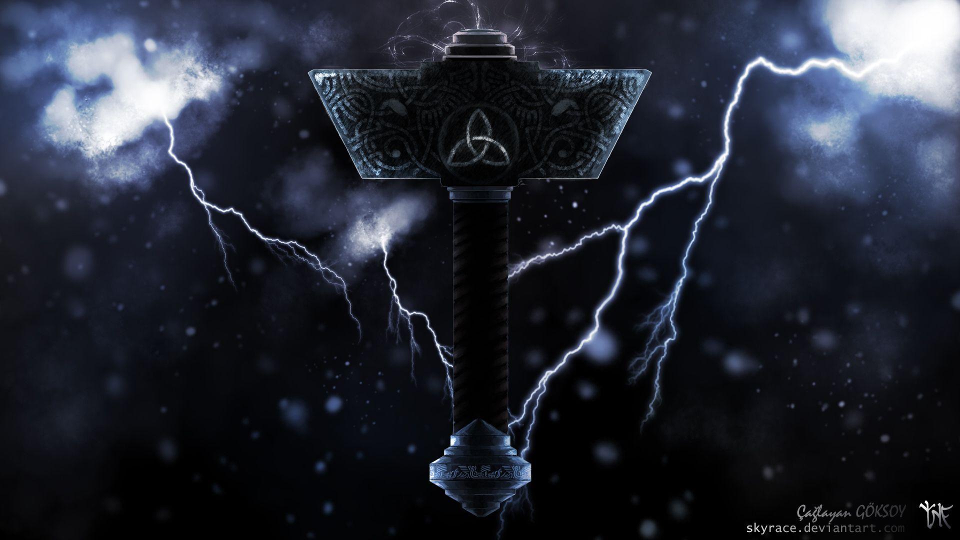 1920x1080 Thor Hammer Background. Warhammer Stormtrooper Wallpaper, Demon Warhammer Wallpaper and Hammer Films Wallpaper