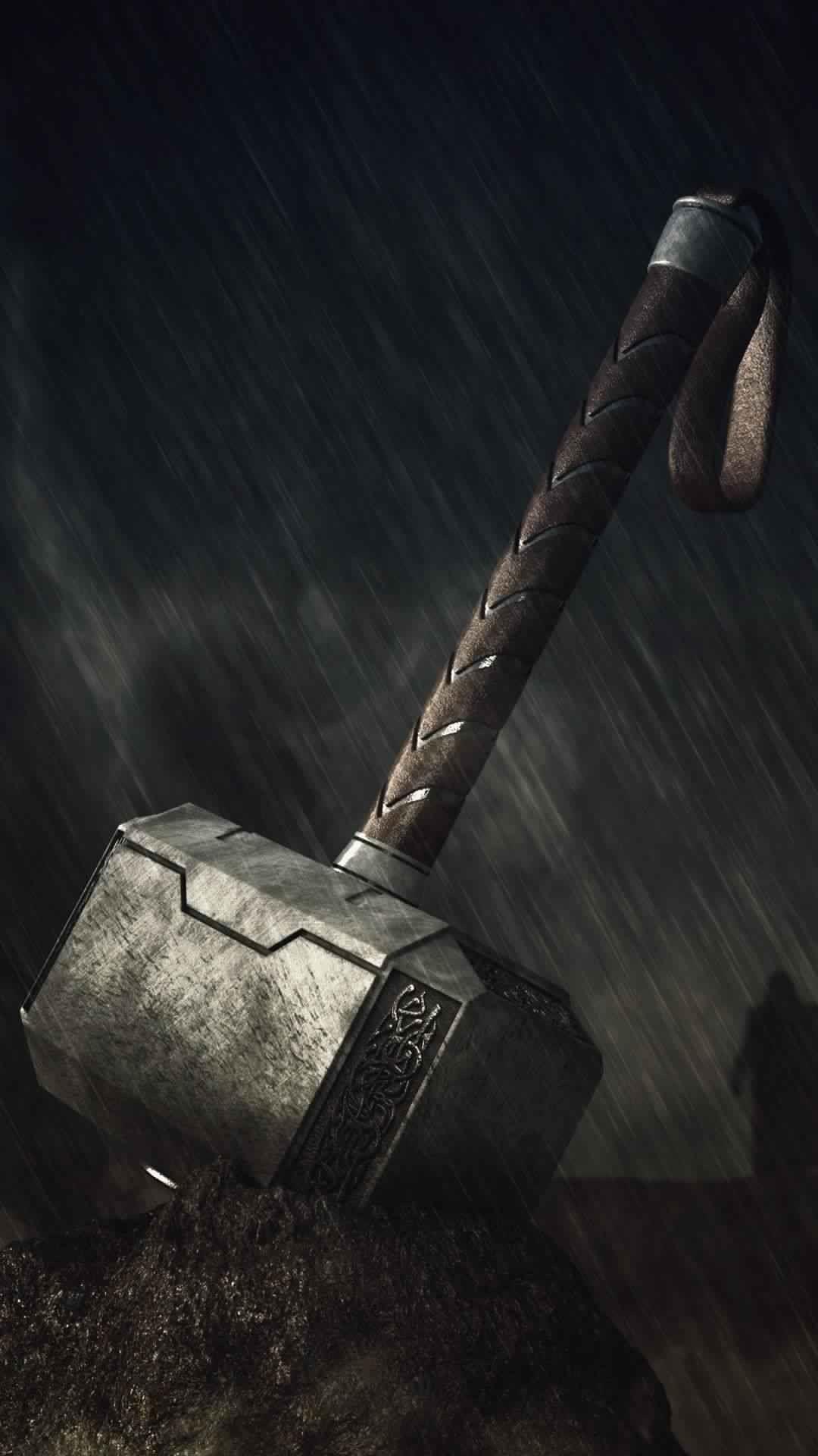 1080x1920 Thor Mjolnir. Marvel comics wallpaper, Marvel spiderman art, Marvel artwork