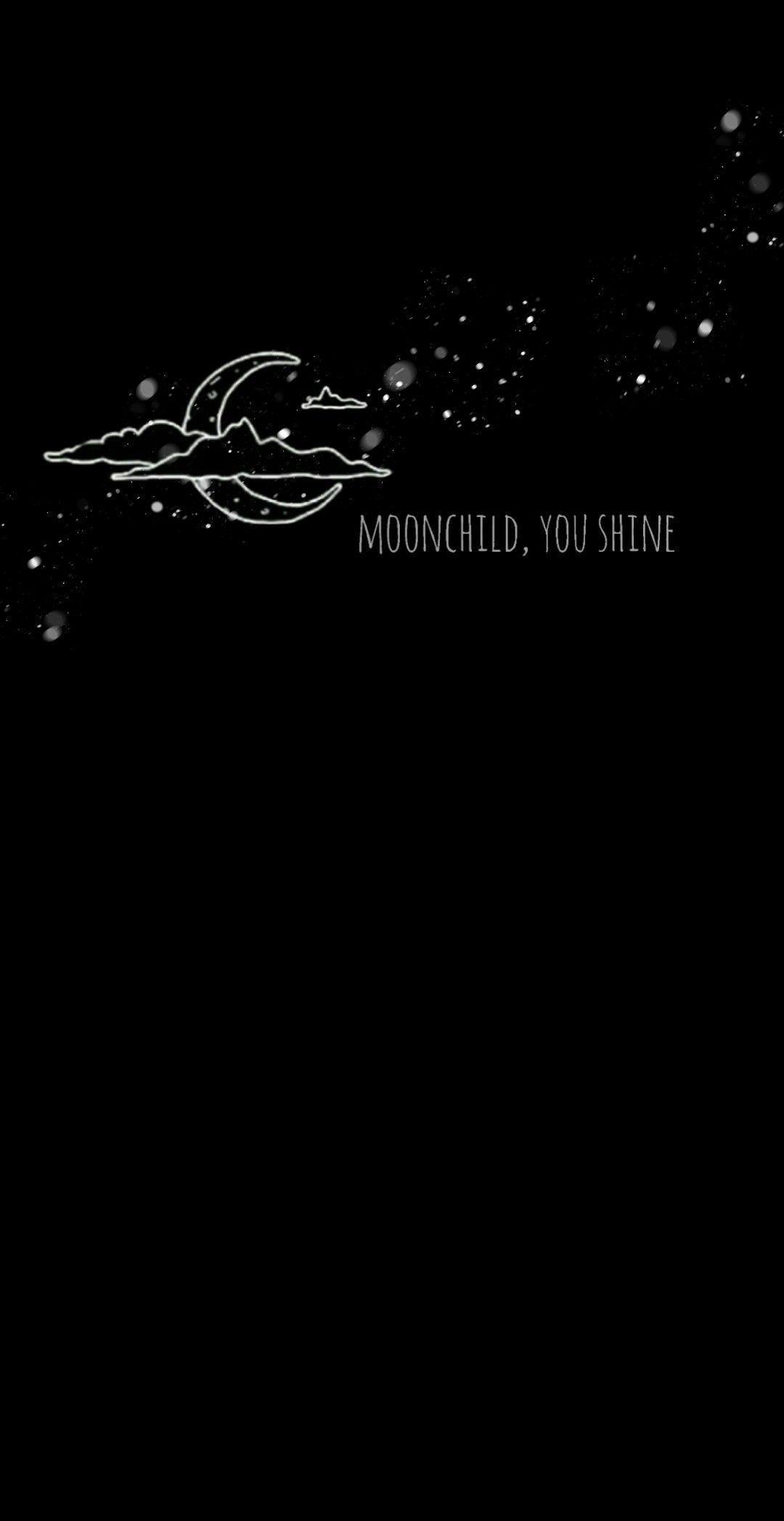 1080x2094 Moonchild, you shine wallpaper #wallpaper #moonchild #rm #bts #army #papeldeparede Best. Bts wallpaper desktop, Bts wallpaper lyrics, Moon child