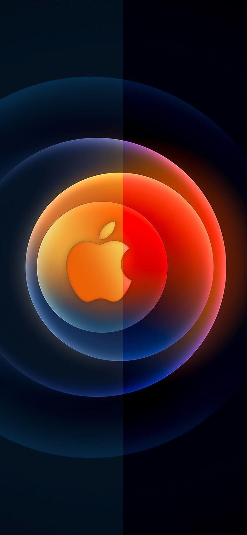 828x1792 Apple Event 13 Oct DUO Logo by AR7 iPhone 11 Wallpaper Free Download