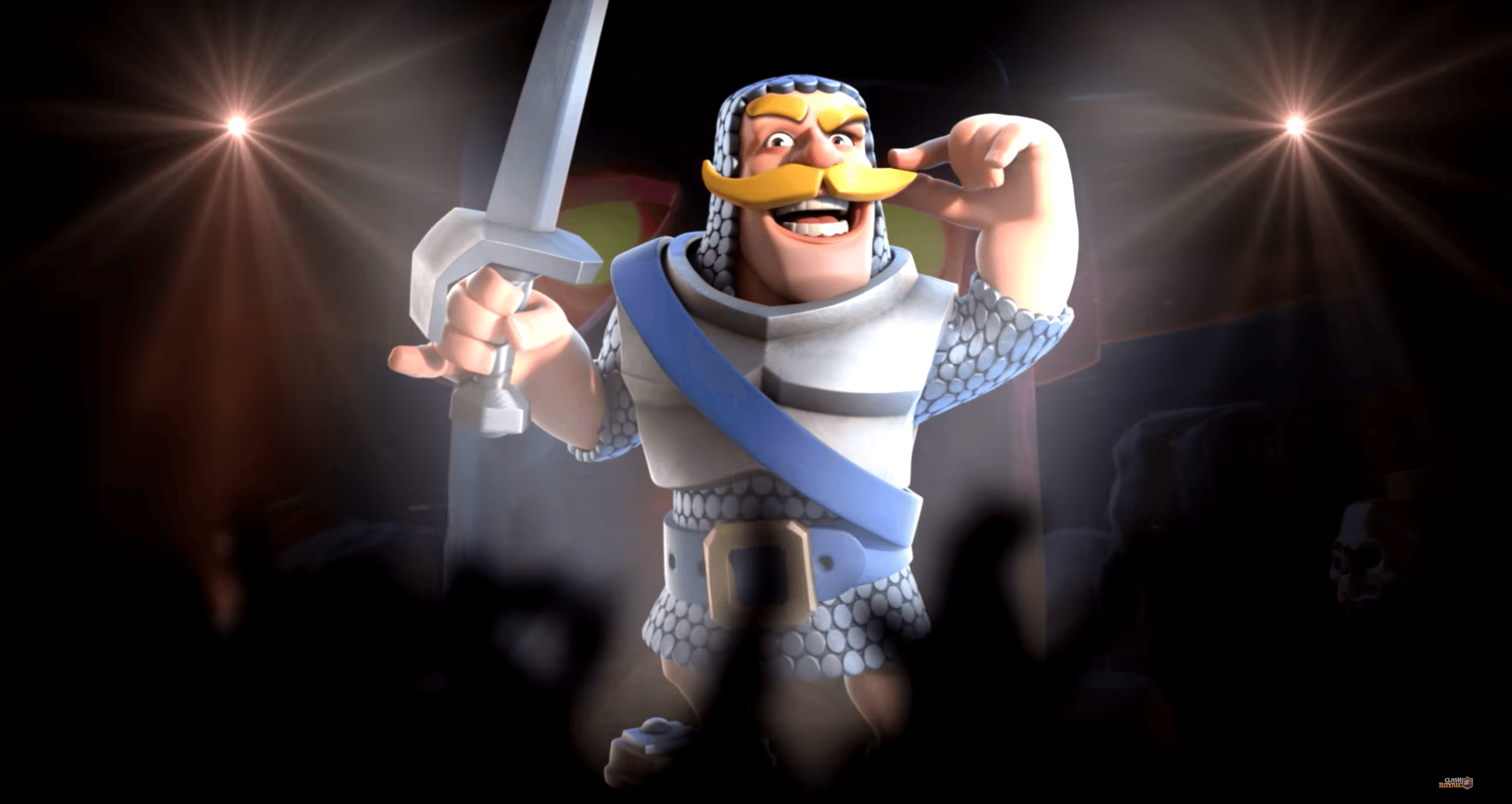 2560x1362 clash royale wallpaper knight
