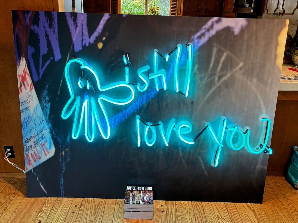 1024x768 Neon Art STILL LOVE YOU PART II