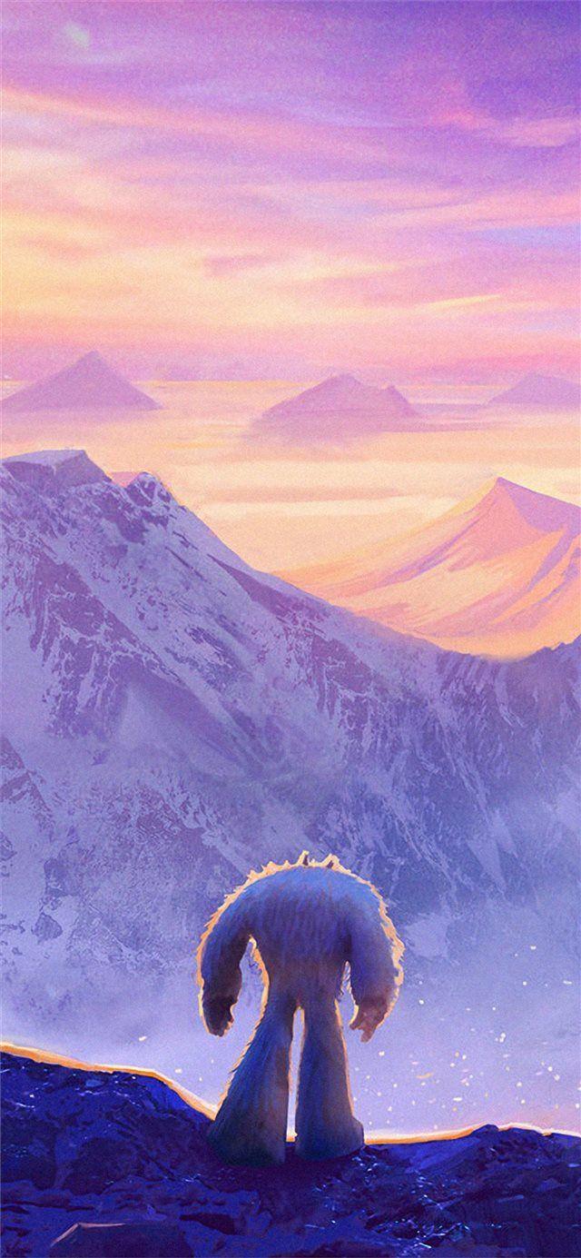 640x1385 smallfoot movie art iPhone X Wallpaper Free Download