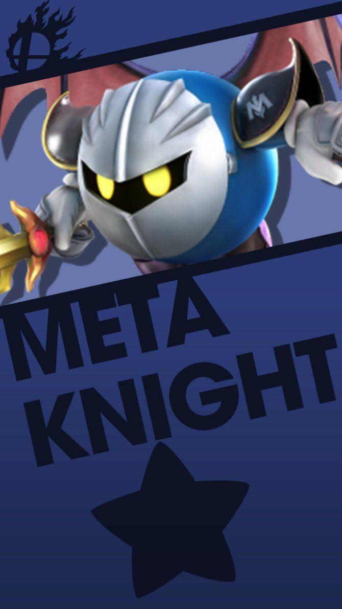 670x1191 Meta Knight Smash Bros. Phone Wallpaper. Smash bros, Nintendo super smash bros, Super smash bros