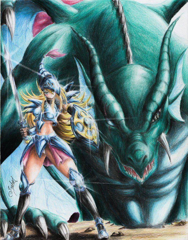 790x1011 Dark Magician Girl The Dragon Knight Gi Oh! Duel Monsters Anime Image Board
