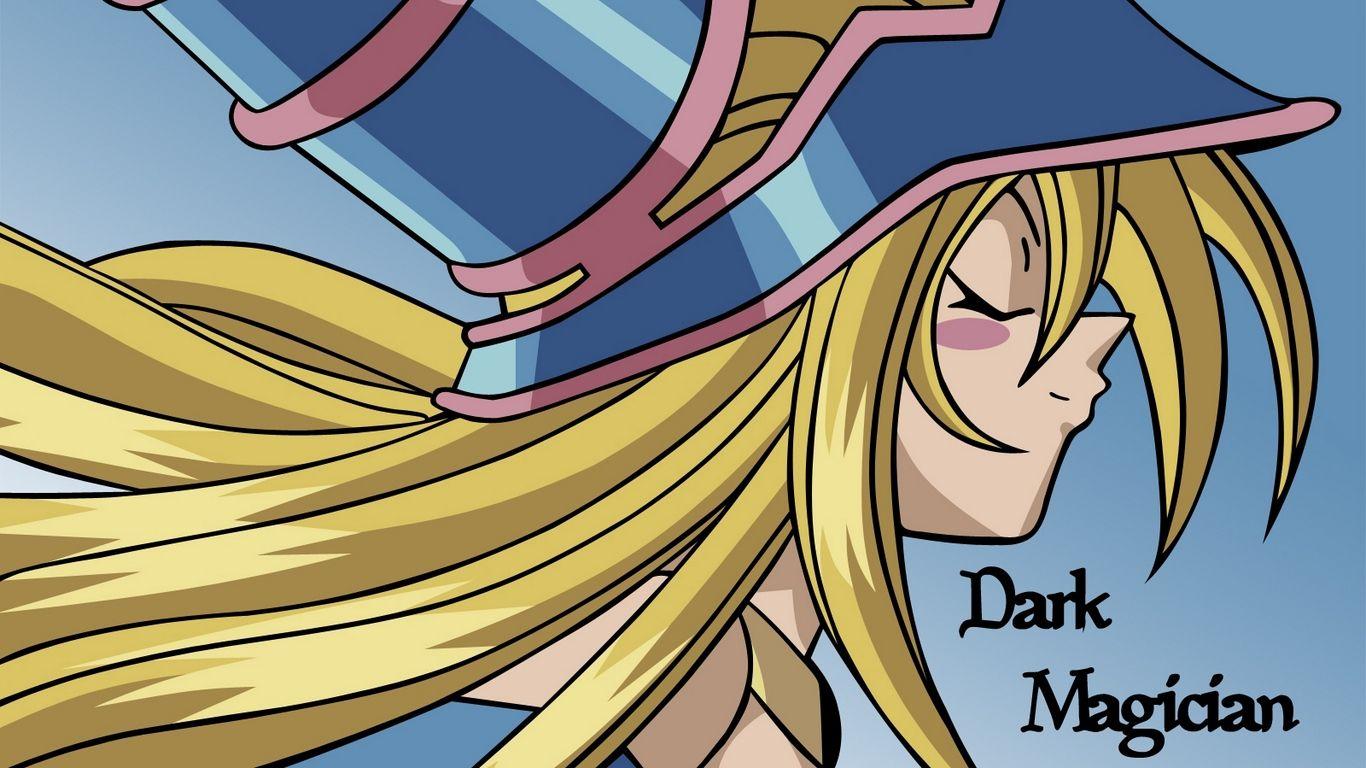 1366x768 Wallpaper Yu Gi Oh, Dark Magician, Girl, Blonde, Profile Ghi Oh Background
