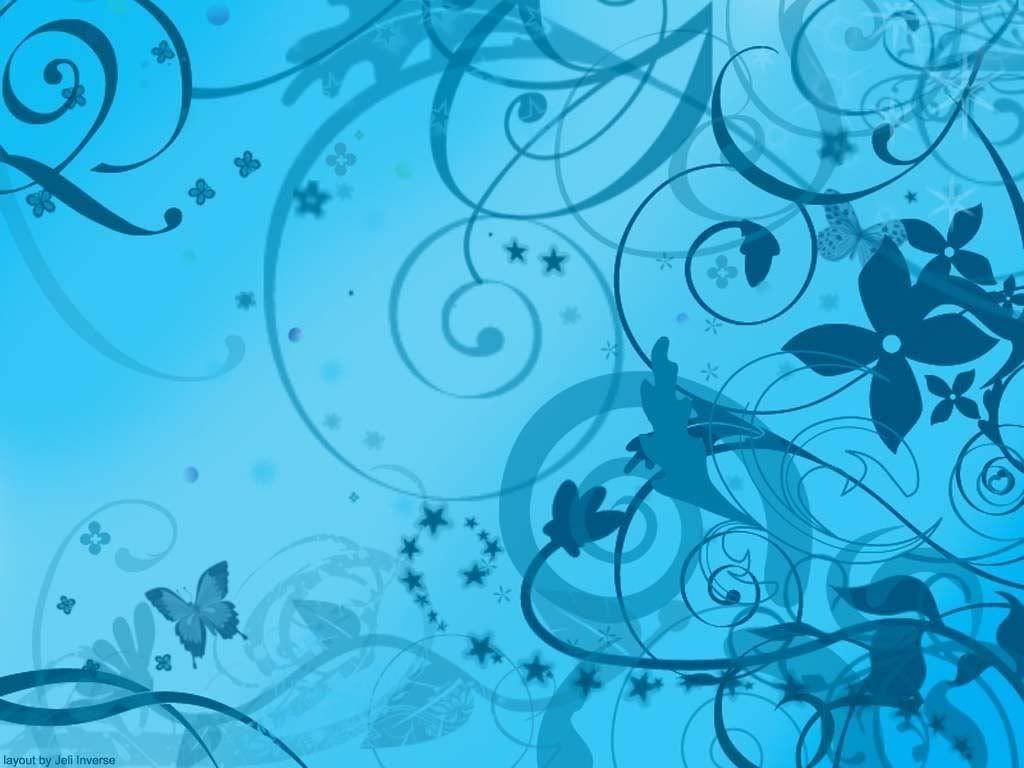 1024x768 Wide Wallpaper Collections: Blue swirl Wallpaper