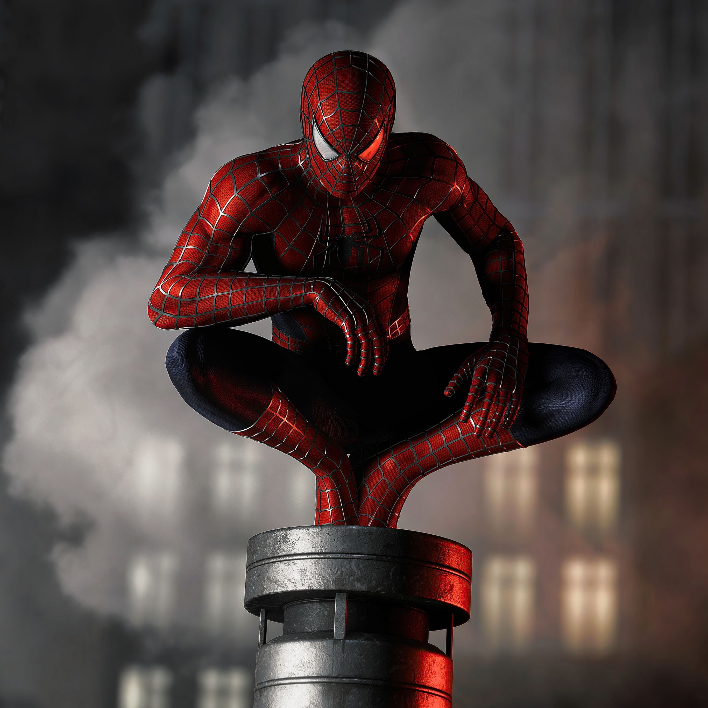 2732x2732 Marvel's Spider Man Wallpaper 4K, PlayStation 4
