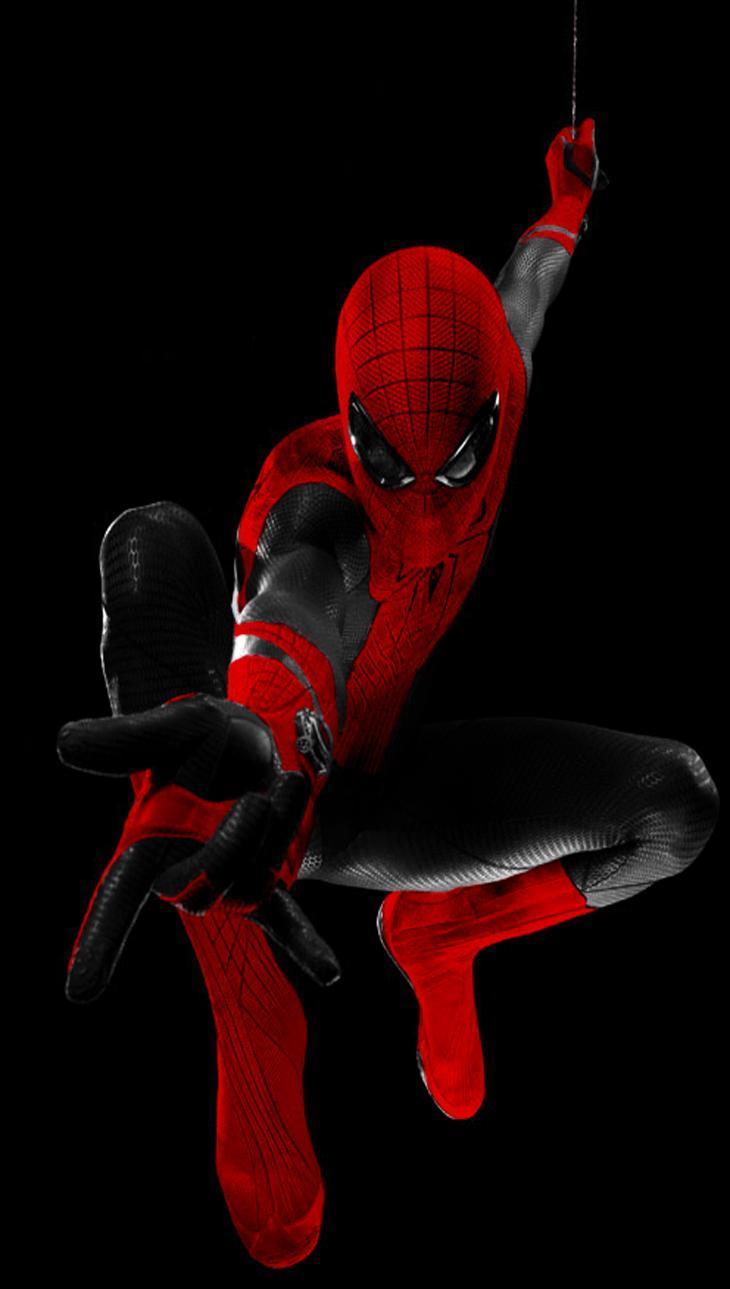 730x1289 3D Spider Man Mobile Wallpaper