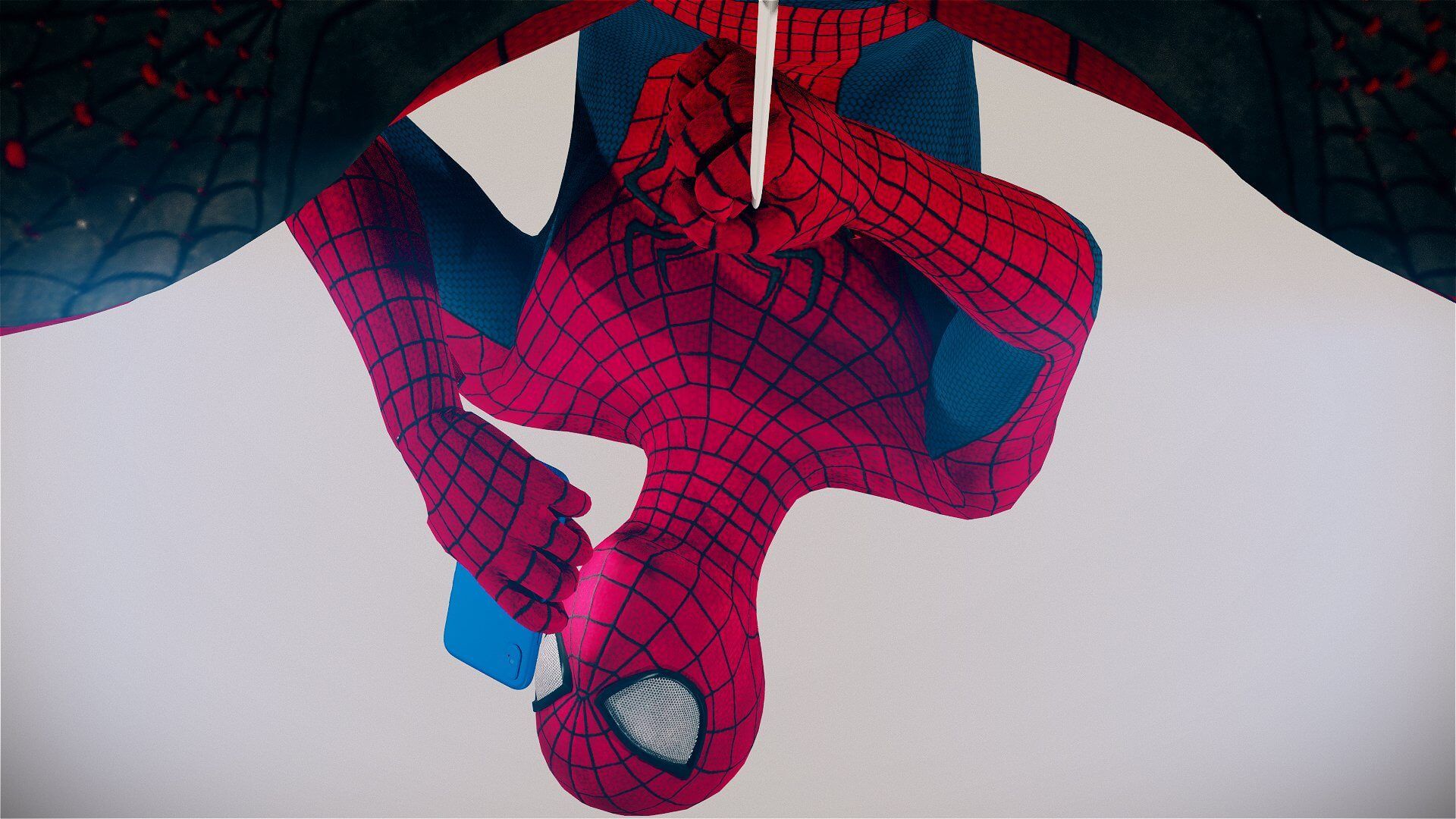 1920x1080 The Amazing Spider Man Stylish Wallpaper 3D Render