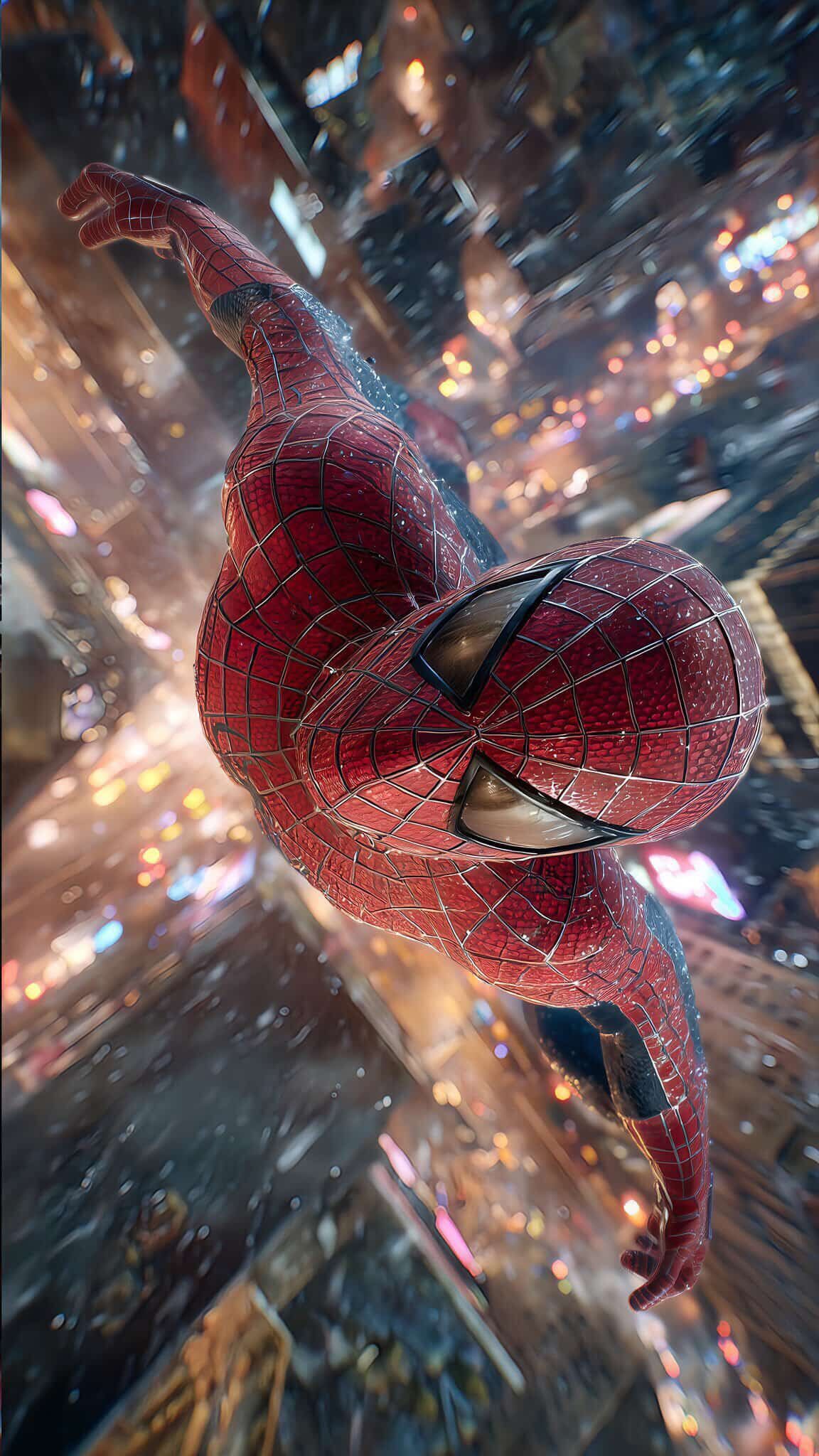 1152x2048 Spiderman Spider Man Best Depth Effect 3D Wallpaper And Background For Apple IOS 26 IPhone 17 IPhone 17 Pro Max