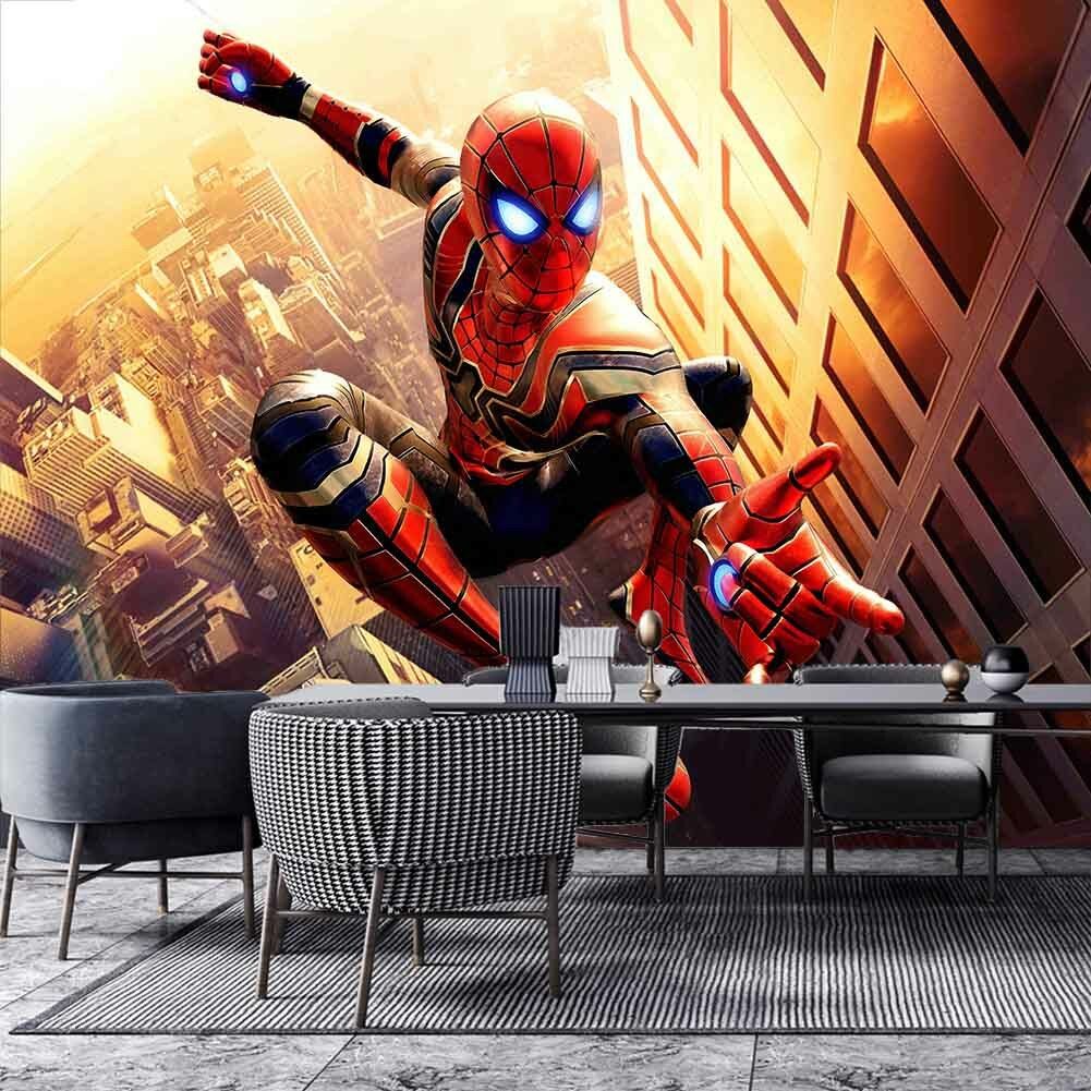 1001x1001 Good Spider Man Full Wall Mural Photo Wallpaper Printing 3D Decor Kid Home