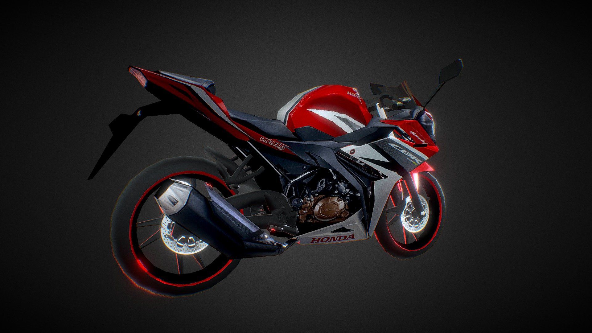 1920x1080 CBR 150R 2016 Low Poly model by Ribfan Hariyanto [7c3e868]
