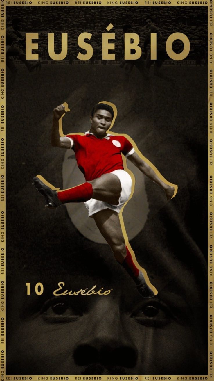 737x1310 Information Glorious Benfica on X: Wallpaper Eusébio