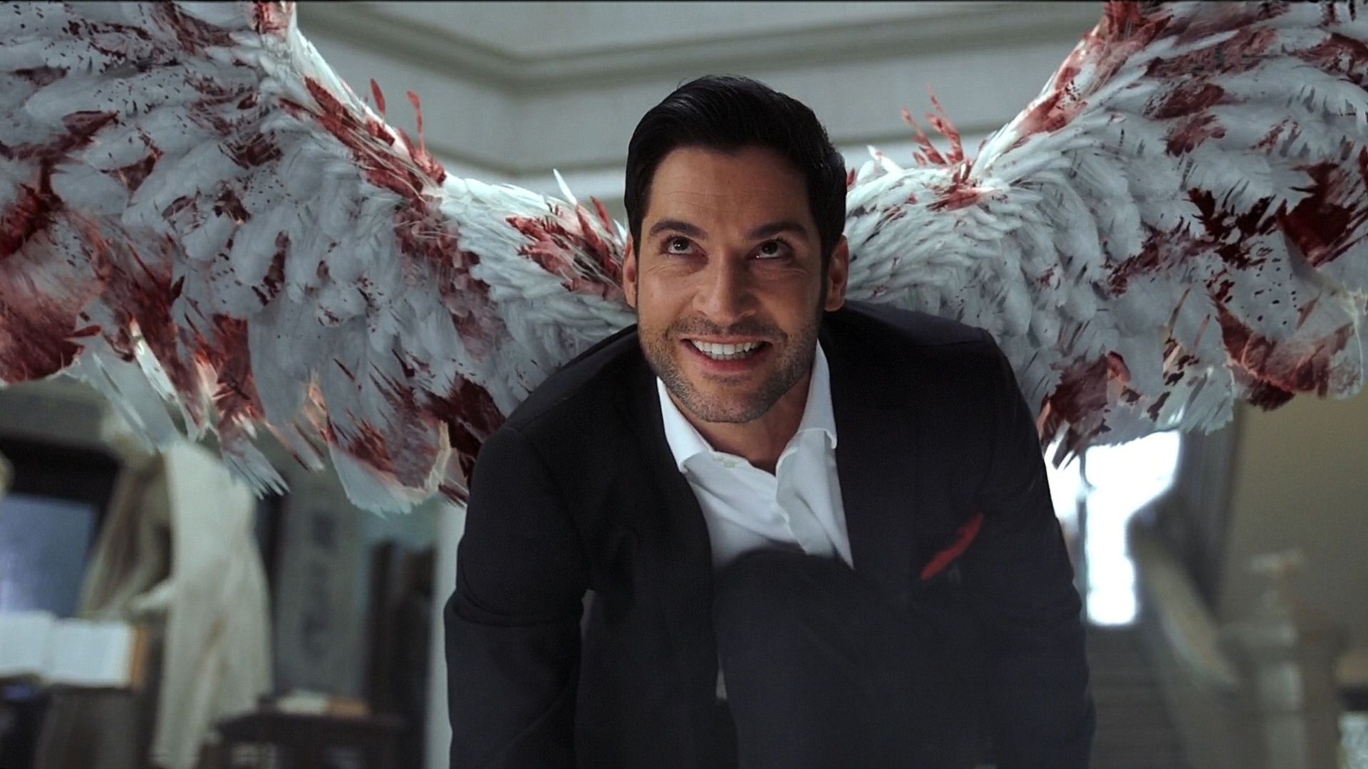 1920x1080 Wallpaper the series, TV series, Lucifer, Tom Ellis, Lucifer, Tom Ellis, Lucifer Morningstar for mobile and desktop, section фильмы, resolution 1920x1080