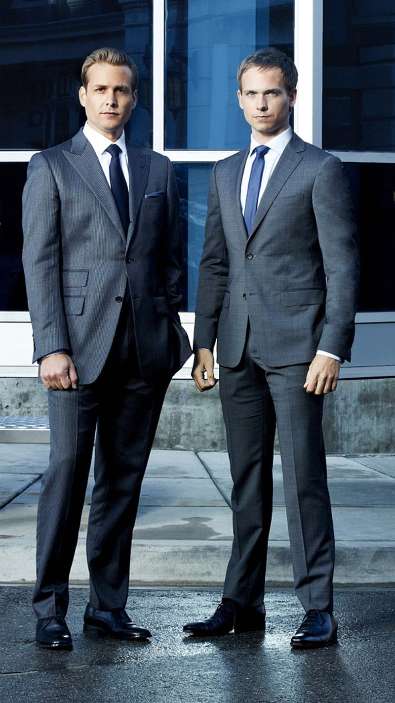 800x1422 Harvey And Mike, person, specter, suits, HD phone wallpaper