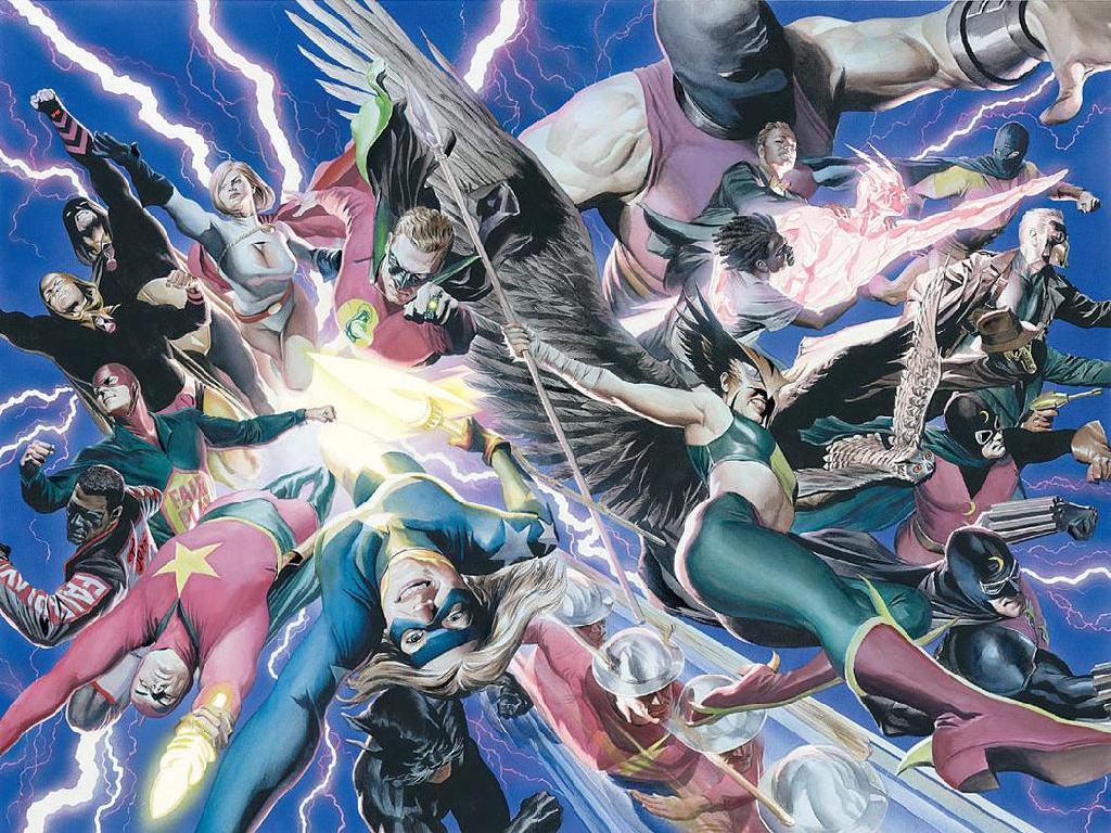 1024x768 JSA wallpaper Art Community GALLERY OF COMIC ART