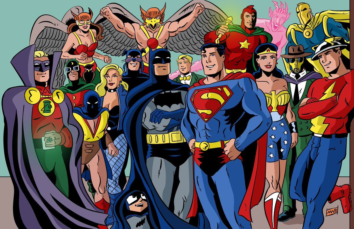 1200x777 JUSTICE SOCIETY OF AMERICA 17x11 For fun. #jsa #dccomics #superman #batman #theflash #greenlantern #wonderwoman #blackcanary #wildcat #drmidnite