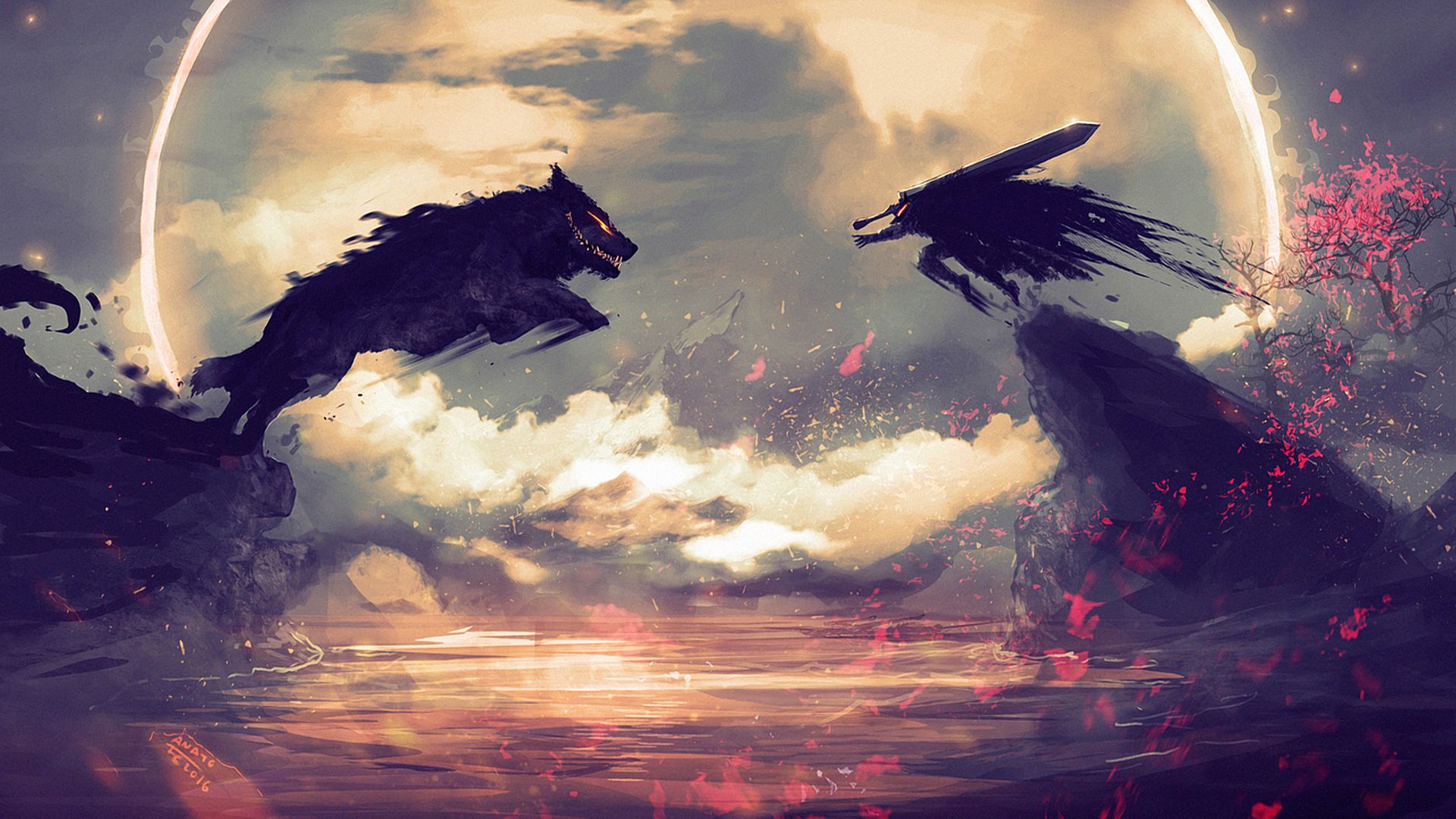 1920x1080 Desktop wallpaper: Berserk, Guts (Berserk), Anime 4K free download for PC. 730238
