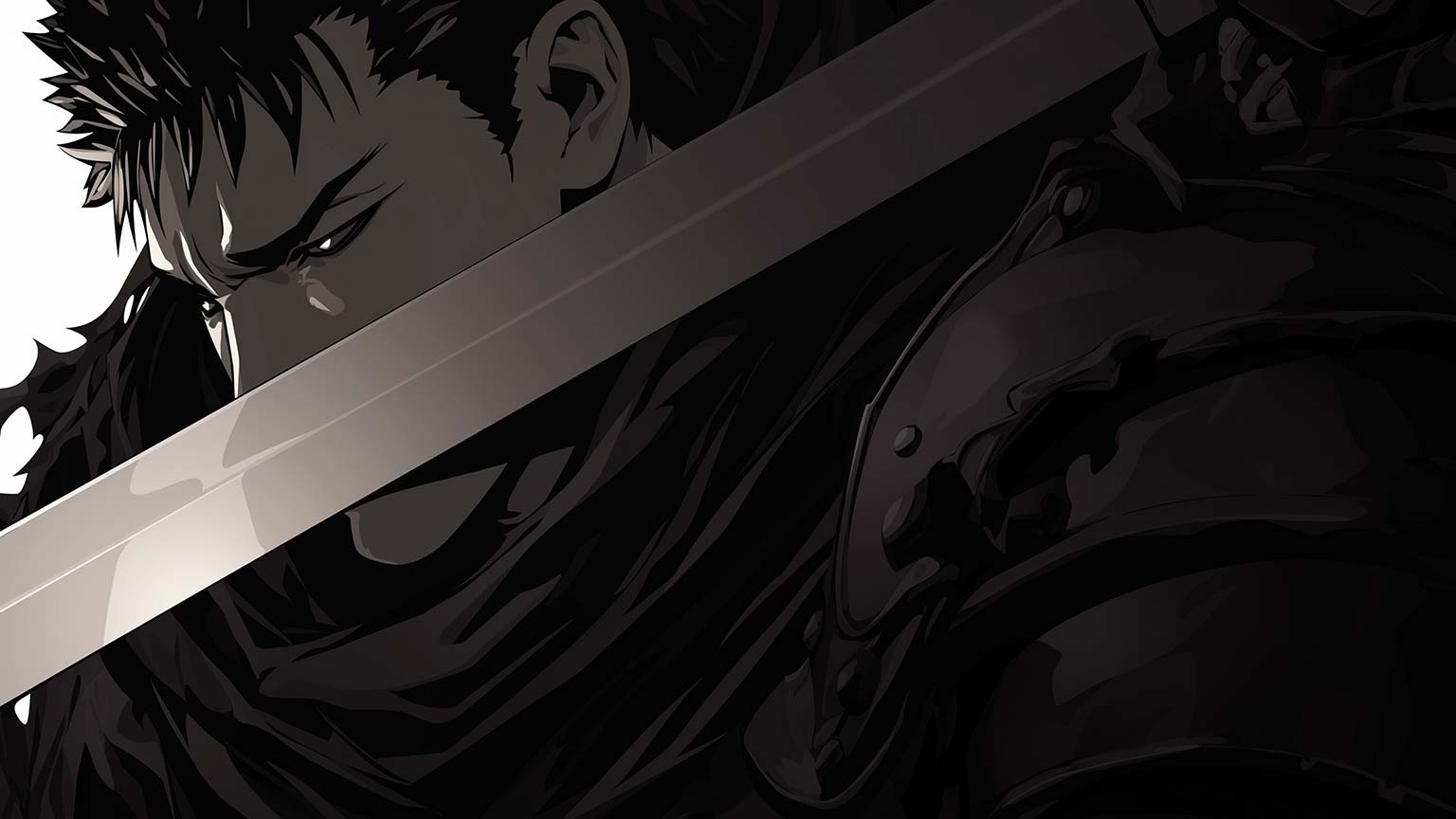 1536x864 Berserk Dark Wallpaper