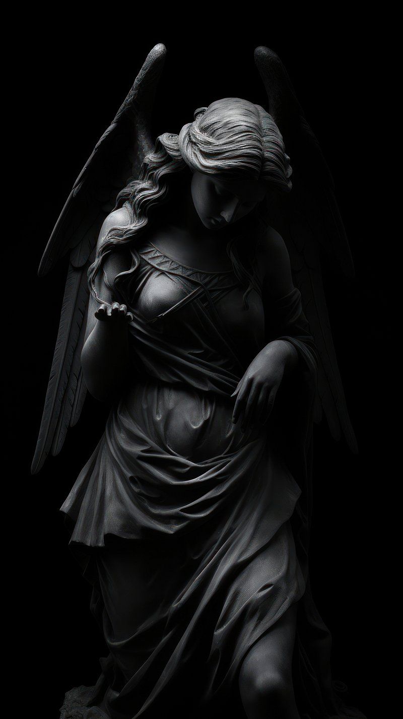 800x1427 Angel Statue Photo Image Wallpaper
