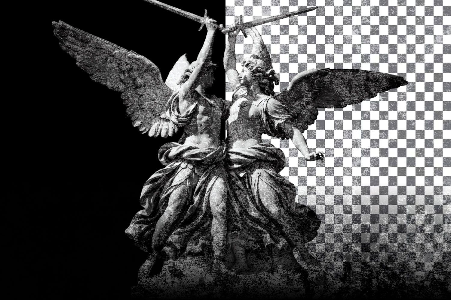 1500x1000 Angel Statue PNG Collections