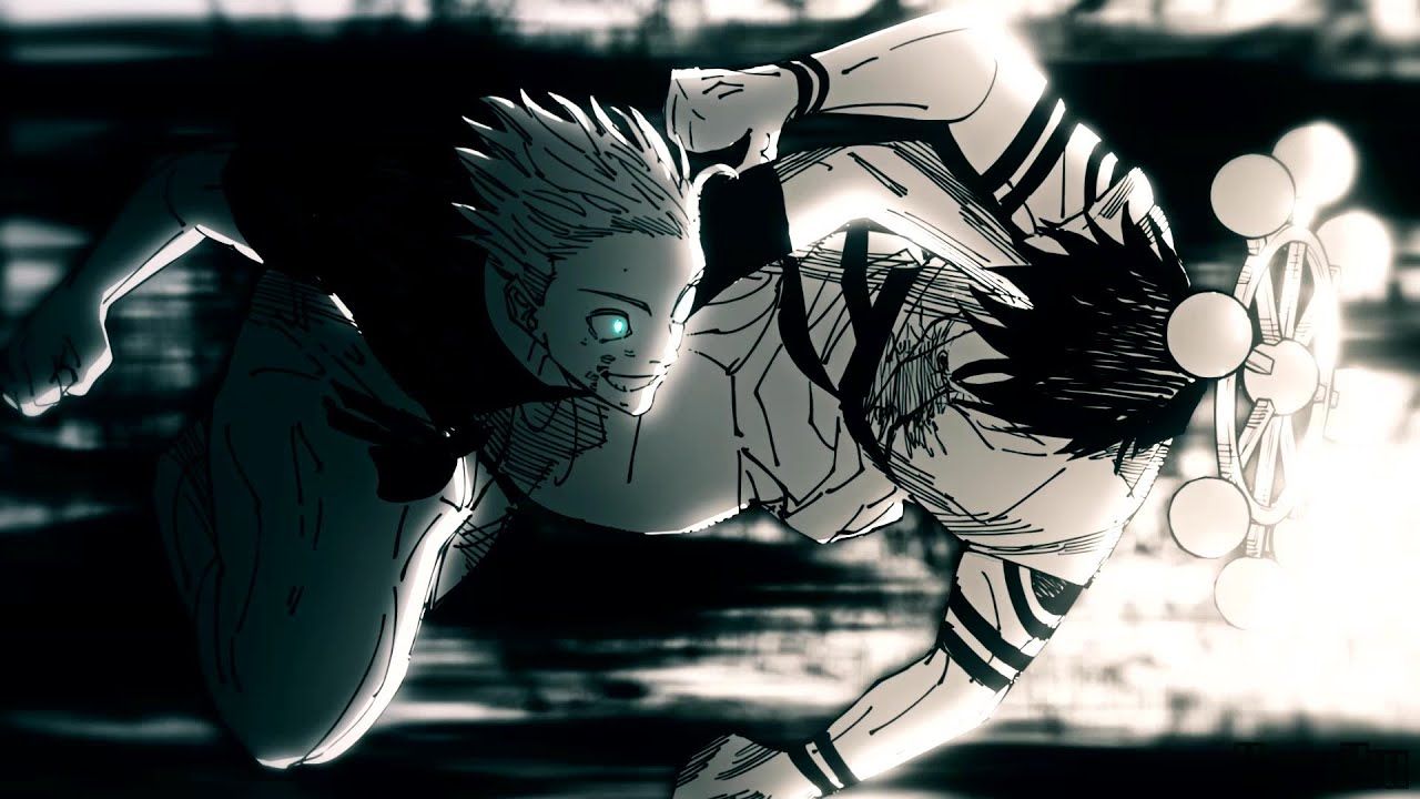 1280x720 Gojo Vs Sukuna Manga Wallpaper