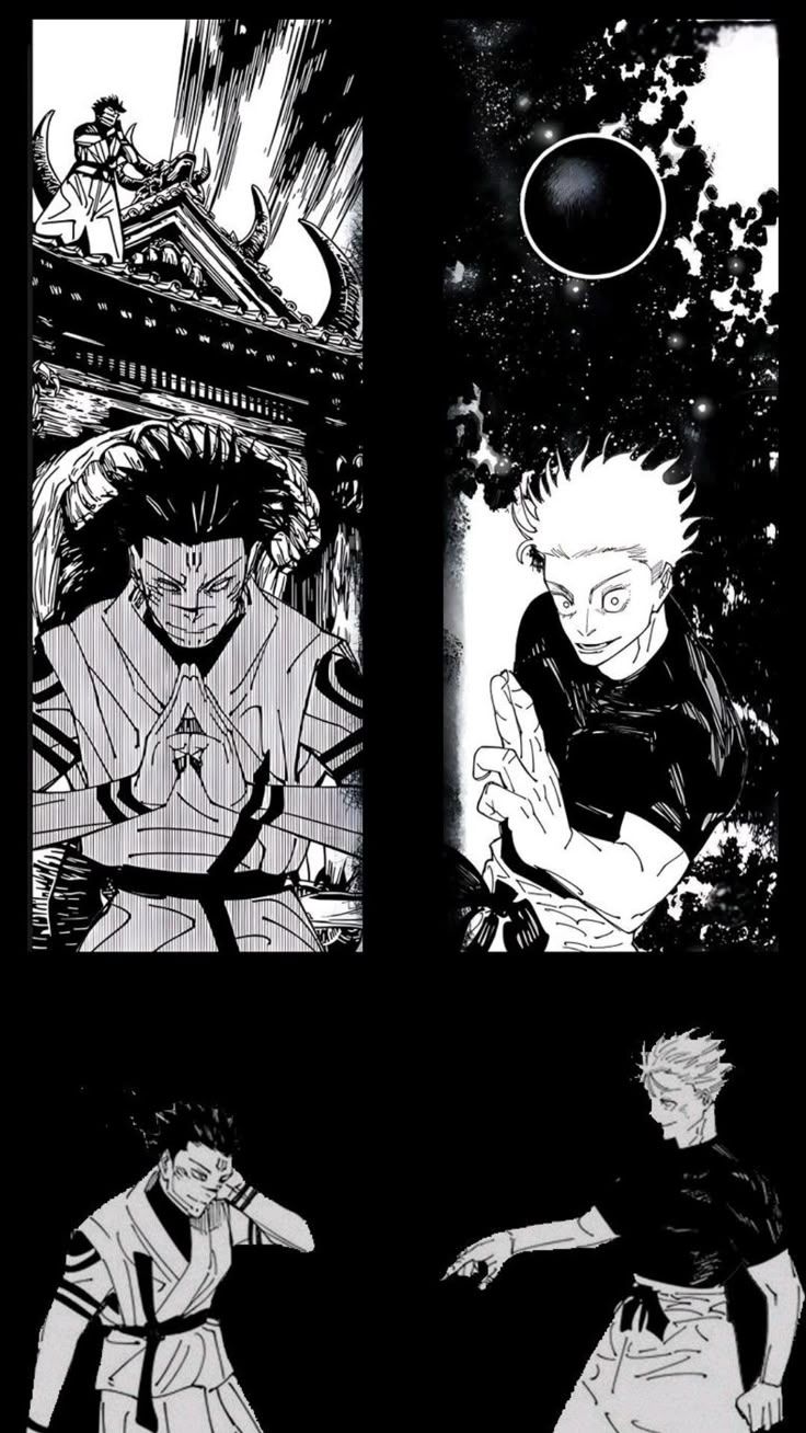 736x1308 Gojo vs Sukuna Wallpaper
