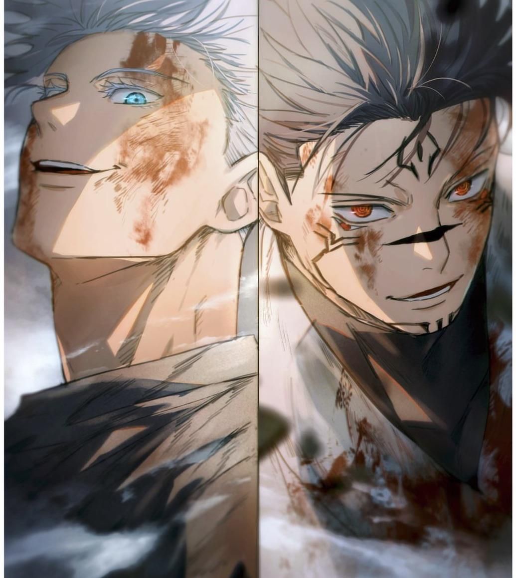 1035x1159 Guys drop your favorite colored panel from the absolute masterclass of the Gojo vs. Sukuna fight